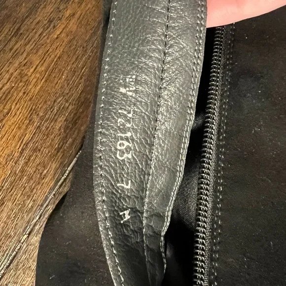 Stuart Weitzman Black Suede Over The Knee OTK Boots Block Heel Lug Sole Side Zip - Picture 10 of 10